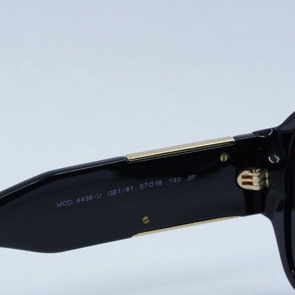 Versace VE4436U GB1/81 Sunglasses Black Aviator Frame, Grey Polarized Lenses